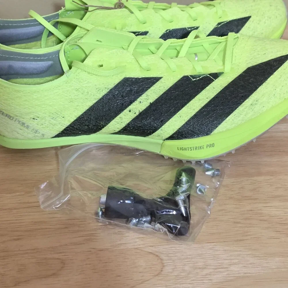 Adidas Adizero Prime SP 3 Strung Track Spikes Lucid Lemon IH5800 Men's Size 6.5